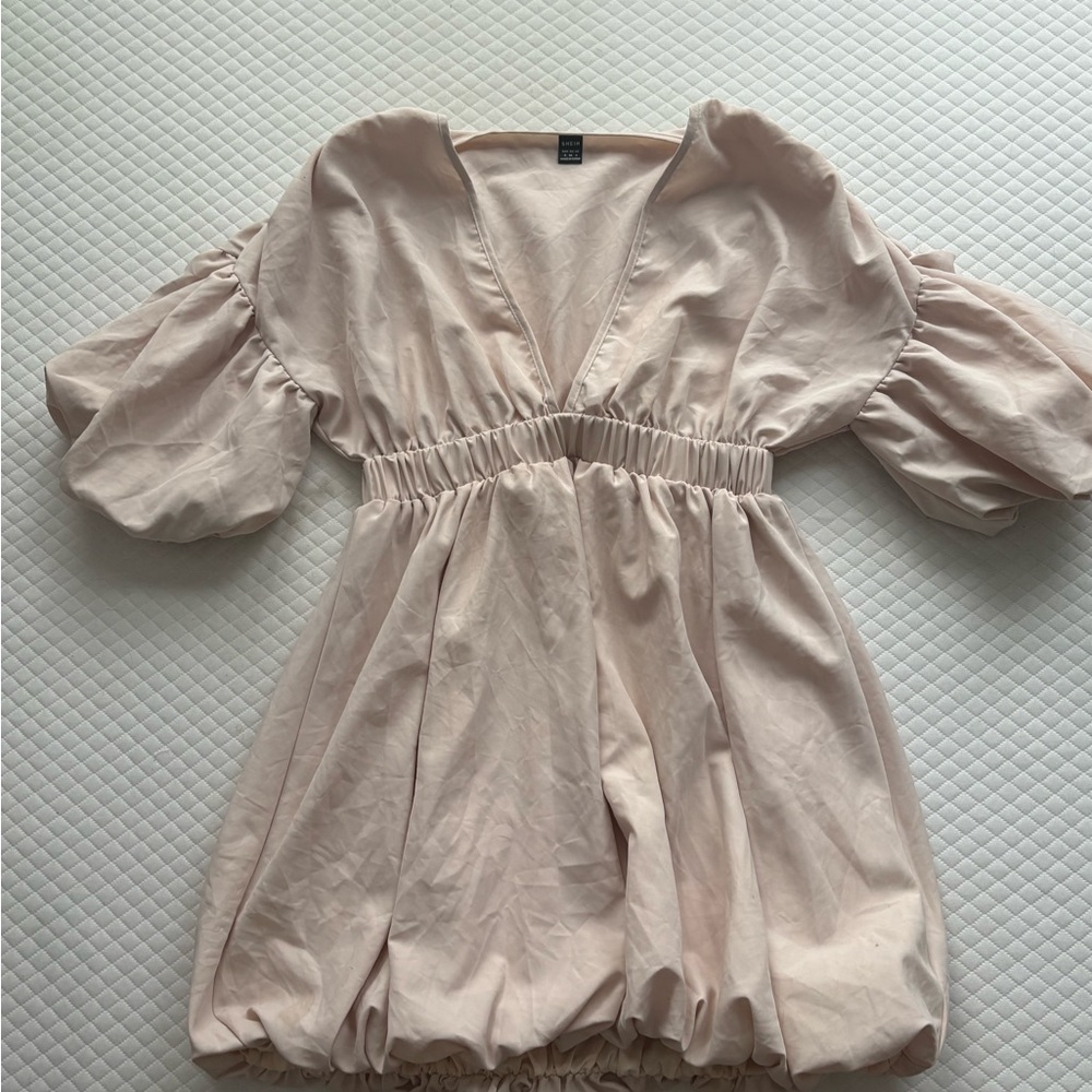 SHEIN Quilted Cream Fabric